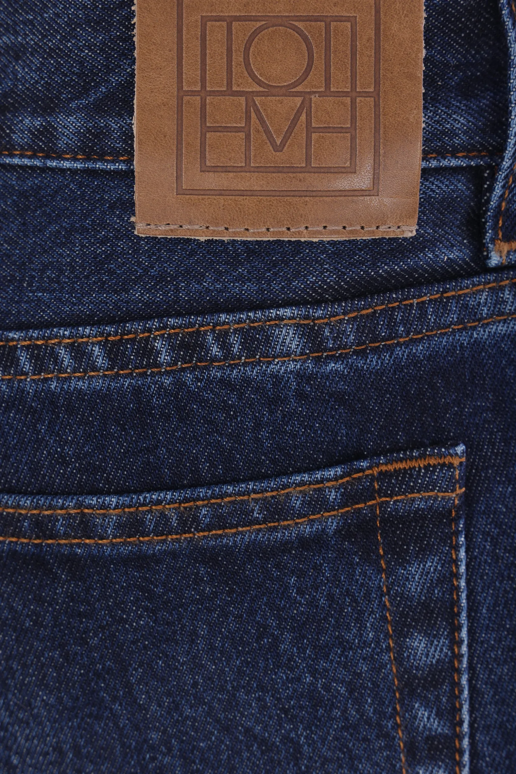 Jeans>TOTEME jeans a gamba dritta in denim Blu