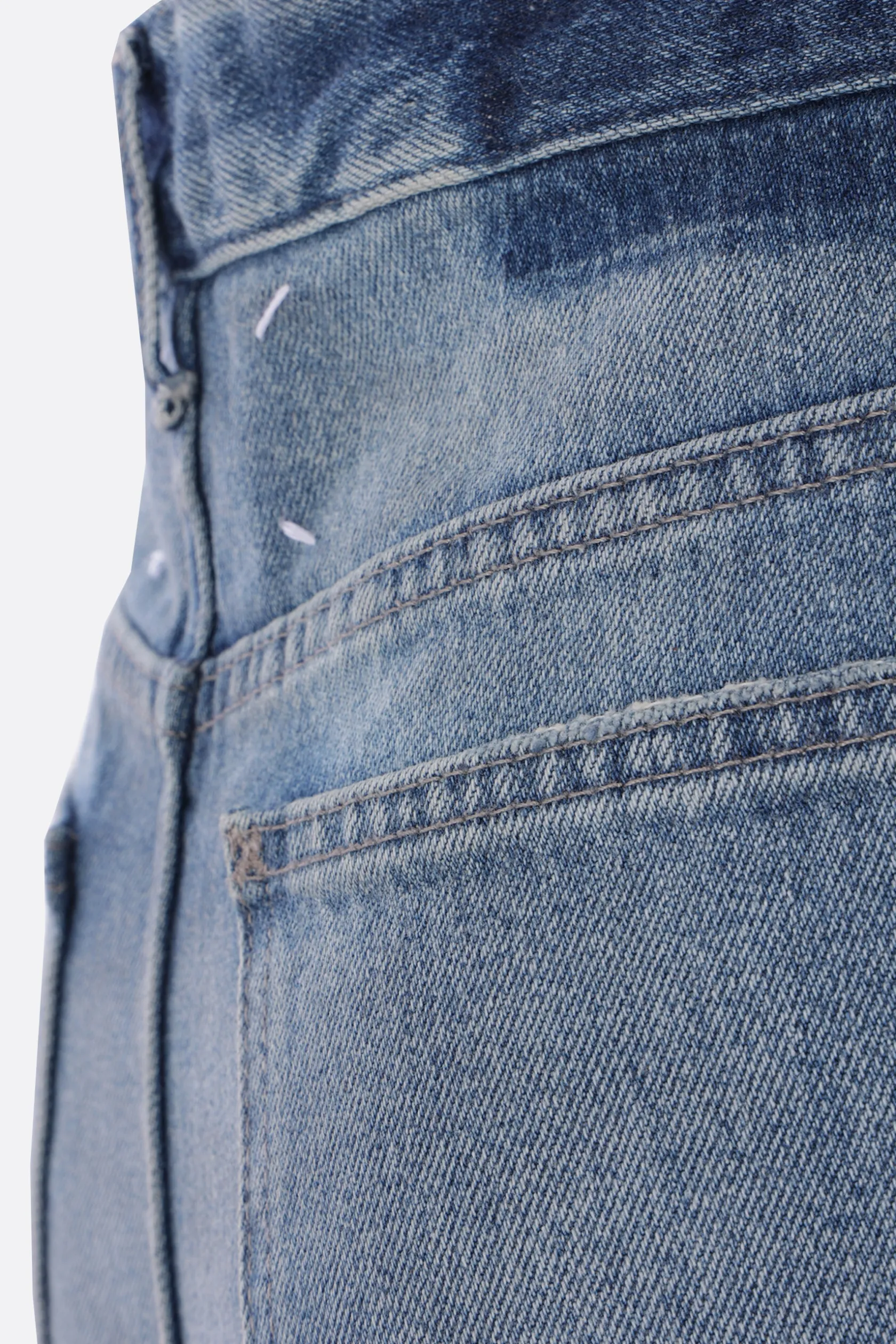 Jeans>MAISON MARGIELA jeans a gamba dritta in denim Blu