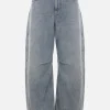Jeans>LOEWE jeans Barrel Anagram in denim Blu