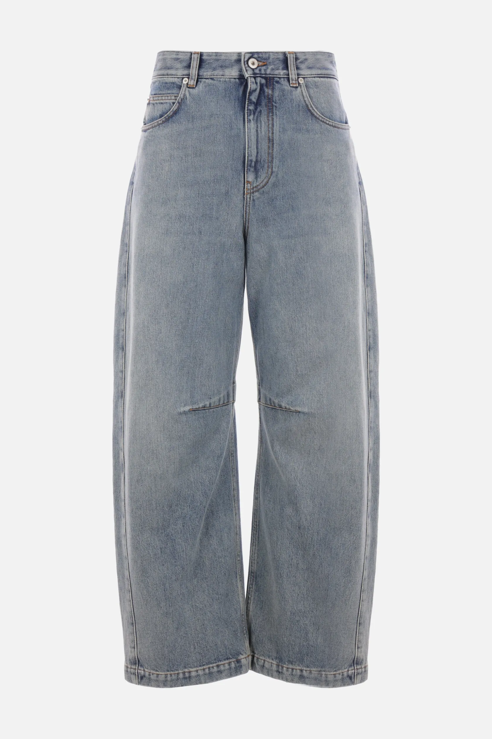 Jeans>LOEWE jeans Barrel Anagram in denim Blu