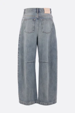 Jeans>LOEWE jeans Barrel Anagram in denim Blu