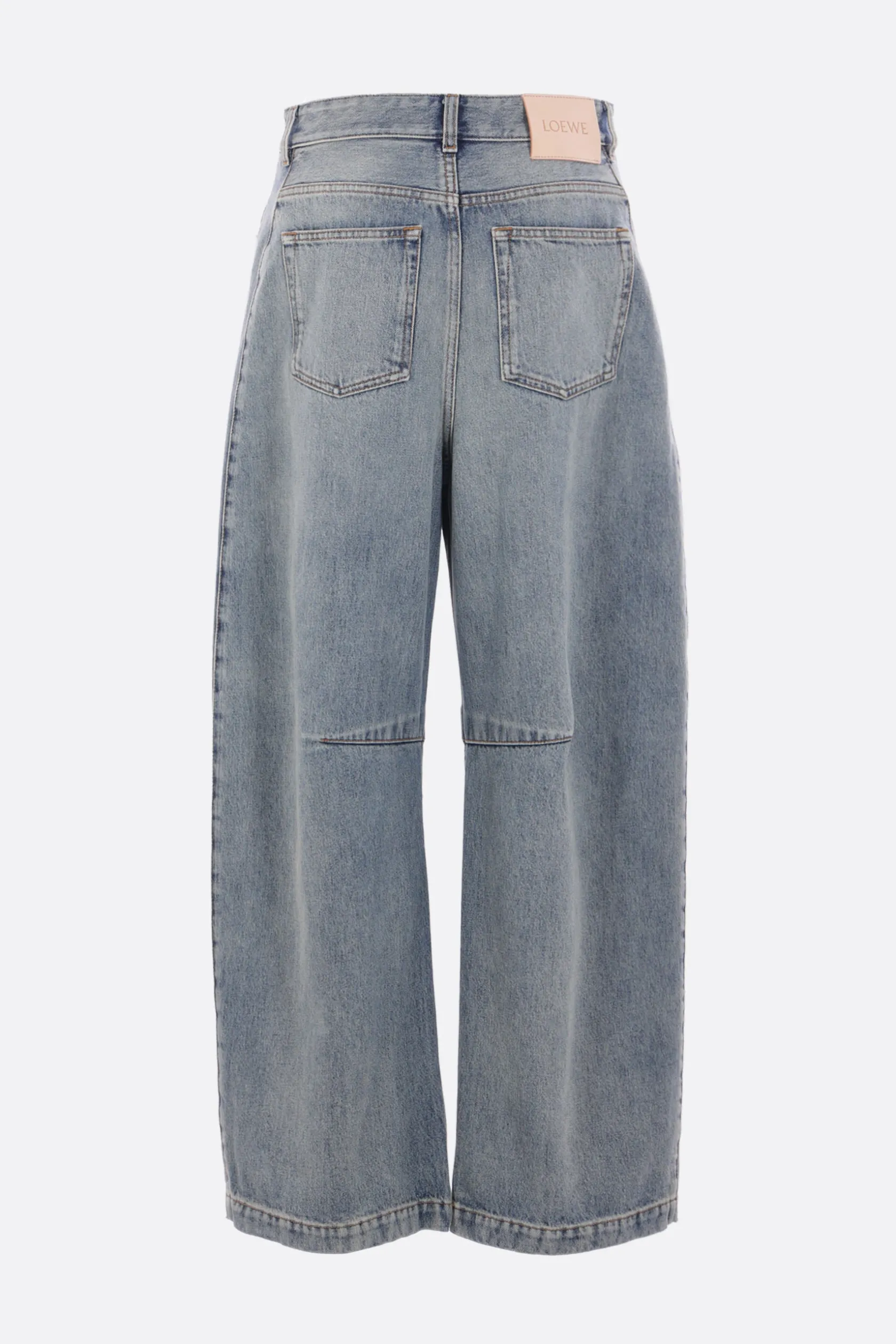 Jeans>LOEWE jeans Barrel Anagram in denim Blu