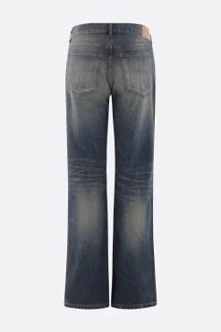 Jeans>BALENCIAGA jeans flare in denim Blu