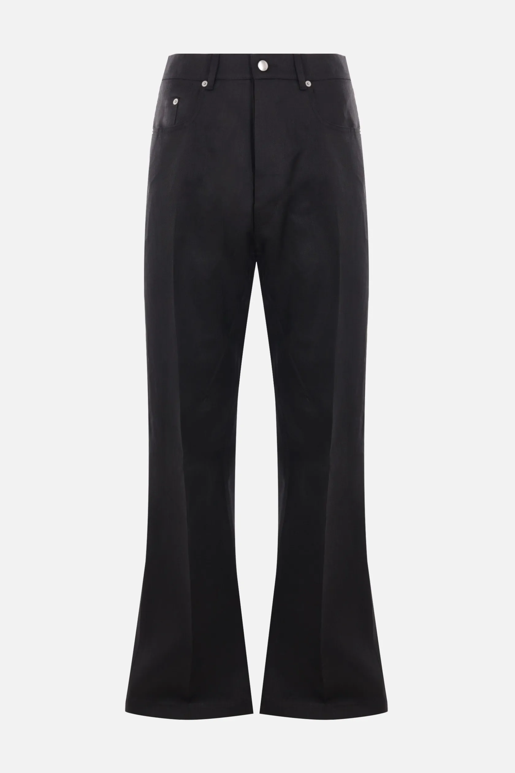 Jeans>RICK OWENS jeans Geth in denim di lino Nero