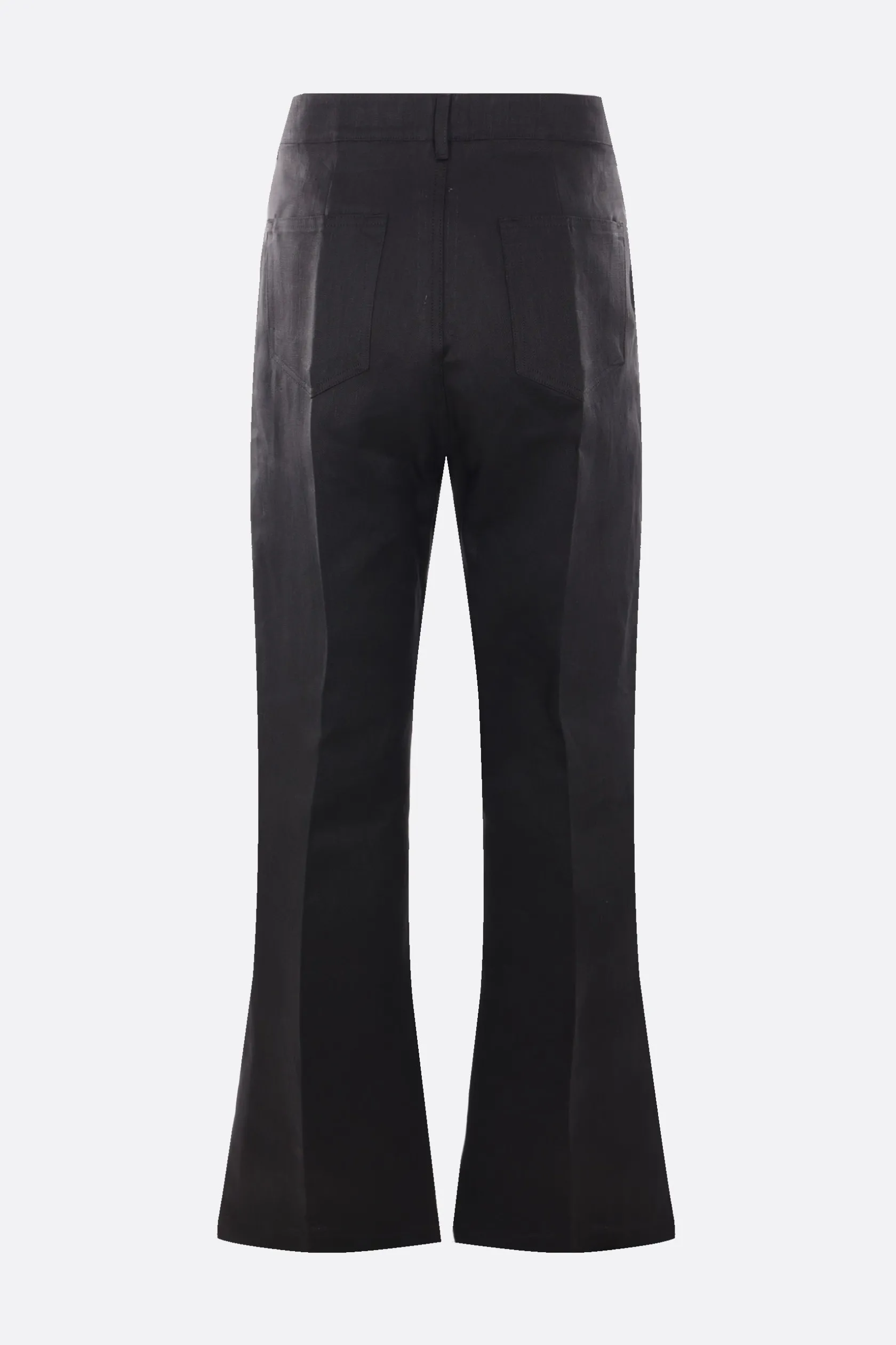 Jeans>RICK OWENS jeans Geth in denim di lino Nero
