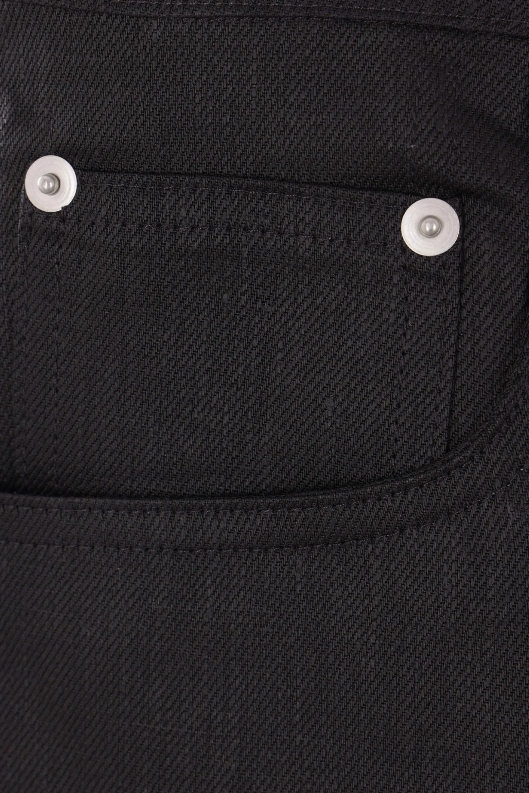 Jeans>RICK OWENS jeans Geth in denim di lino Nero