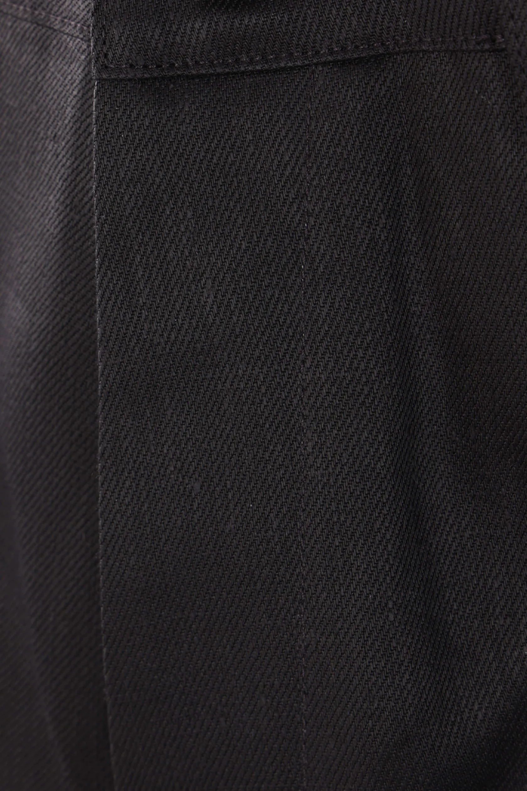 Jeans>RICK OWENS jeans Geth in denim di lino Nero