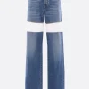 Jeans>DURAN LANTINK jeans in denim e mesh Blu
