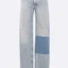 Jeans>MM6 jeans in denim patchwork Blu