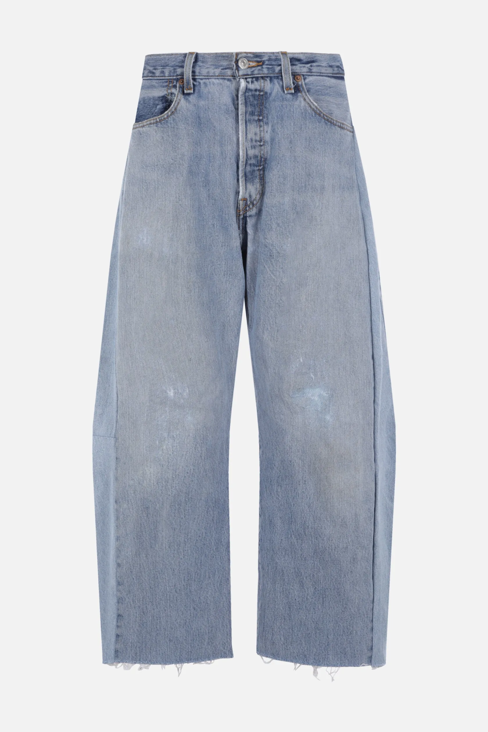 Jeans>B-SIDES jeans Lasso in denim vintage rigenerato Blu