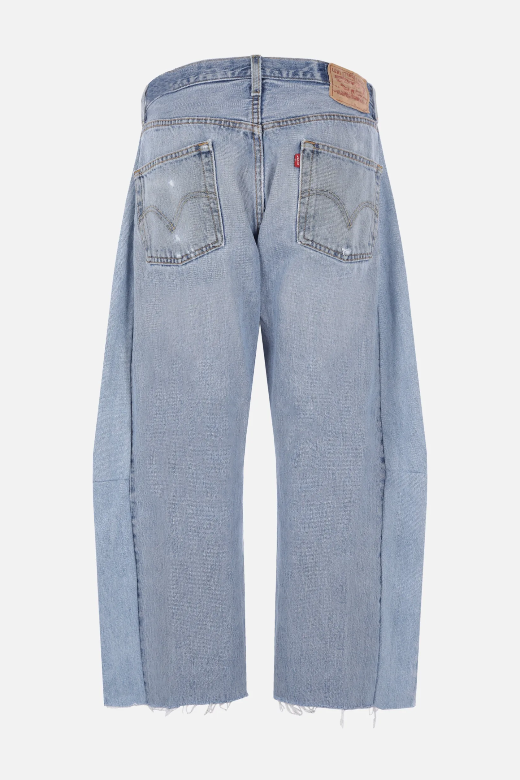 Jeans>B-SIDES jeans Lasso in denim vintage rigenerato Blu