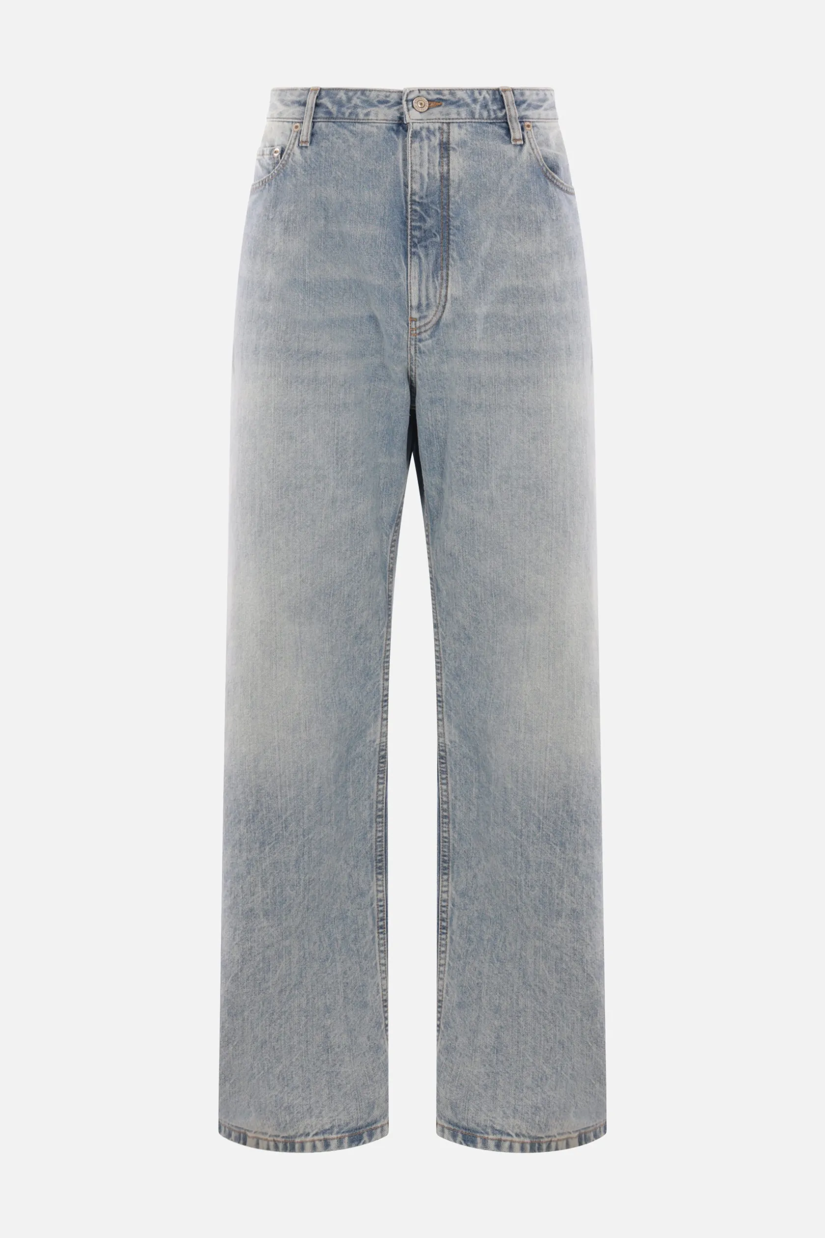 Jeans>BALENCIAGA jeans loose-fit in denim Blu