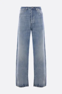 Jeans>MAISON MARGIELA jeans loose-fit in denim con fibbia Blu