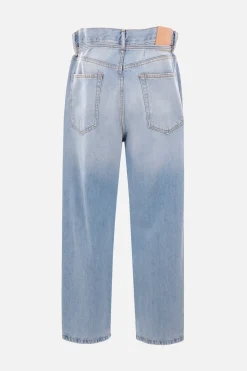 Jeans>ACNE STUDIOS jeans loose-fit in denim con cintura sottile Blu