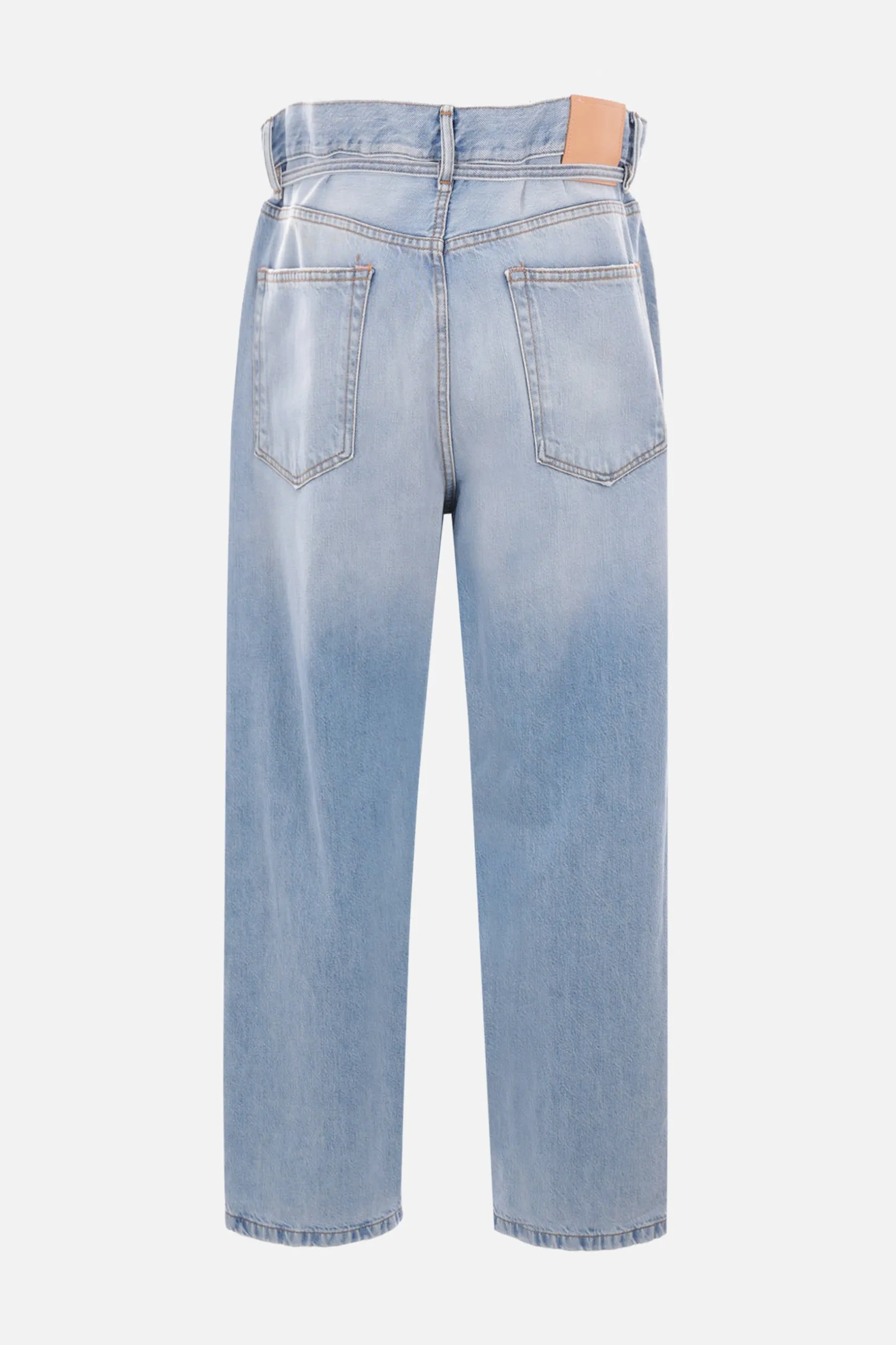 Jeans>ACNE STUDIOS jeans loose-fit in denim con cintura sottile Blu