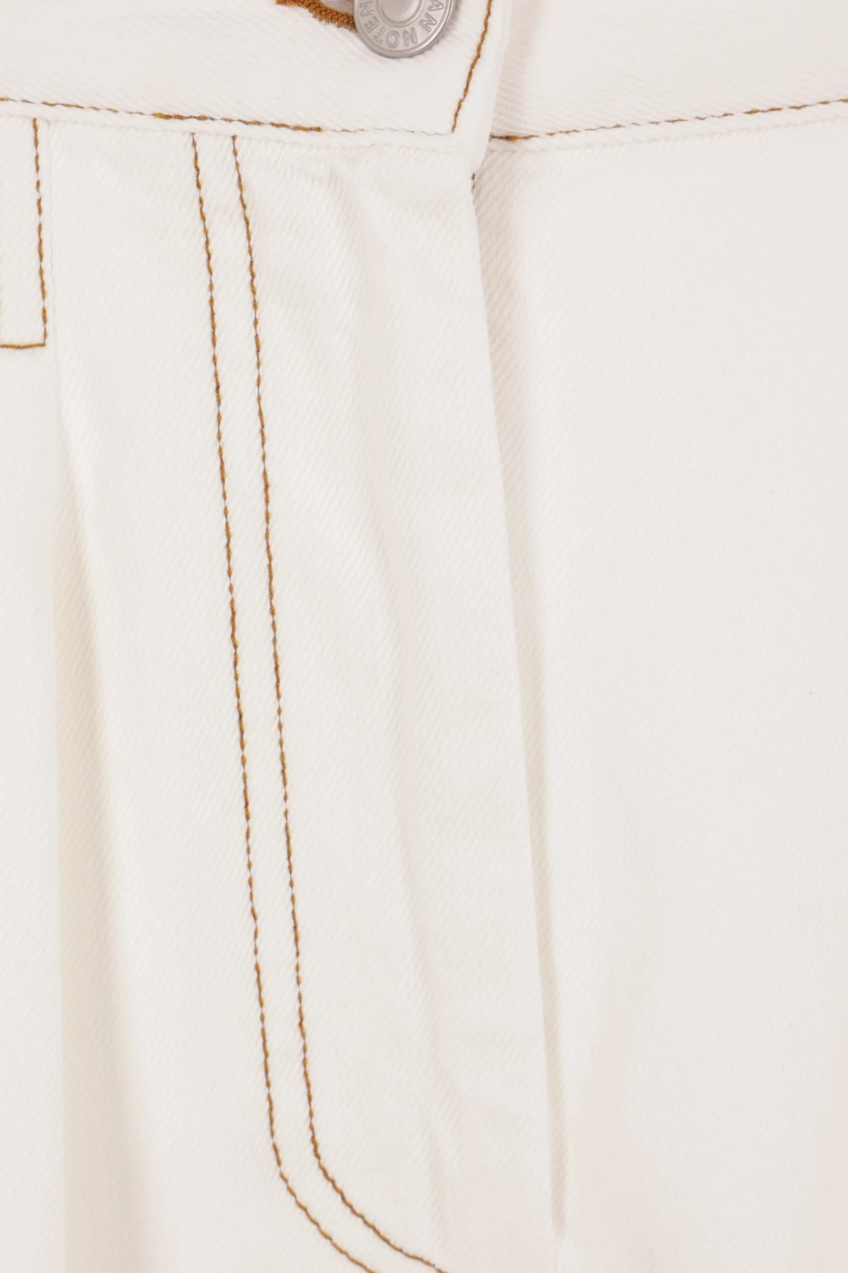 Jeans>DRIES VAN NOTEN jeans palazzo Pamplona in denim Bianco