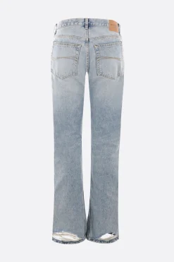 Jeans>BALENCIAGA jeans regular-fit in twill giapponese biologico Blu