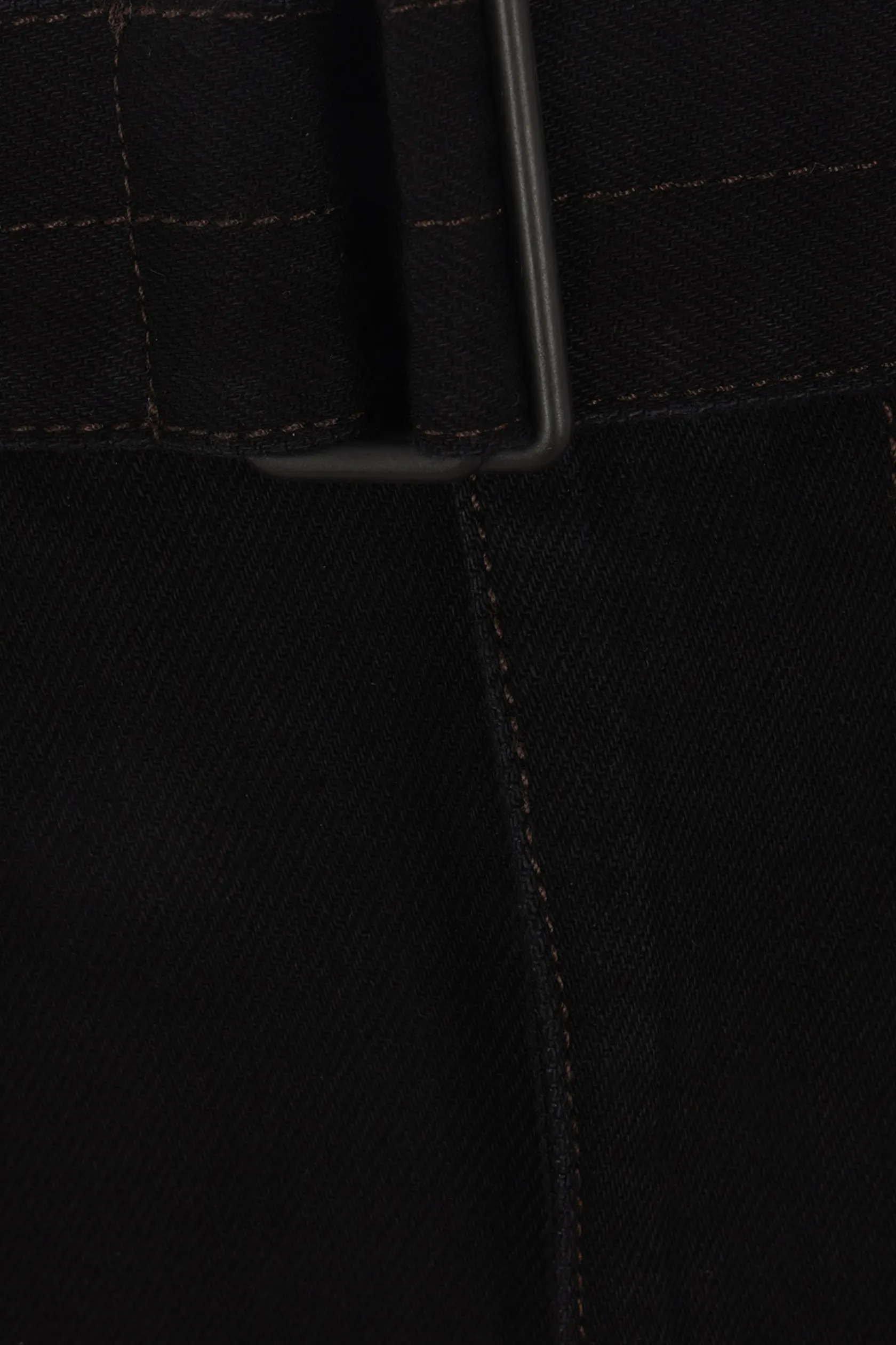 Jeans>LEMAIRE jeans twisted a gamba larga in denim Nero