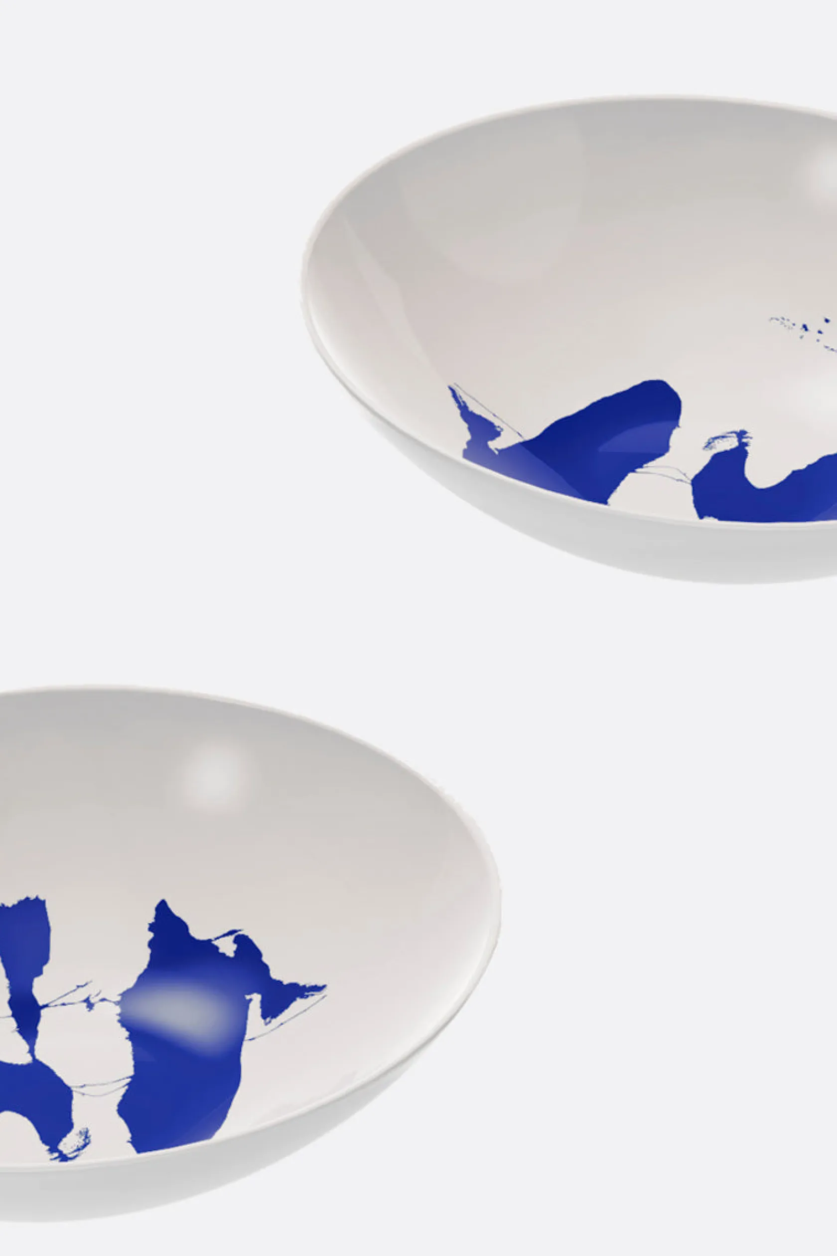 Lifestyle>CASSINA Le monde de Charlotte Perriand: set due piatti fondi Neige in porcellana Bianco