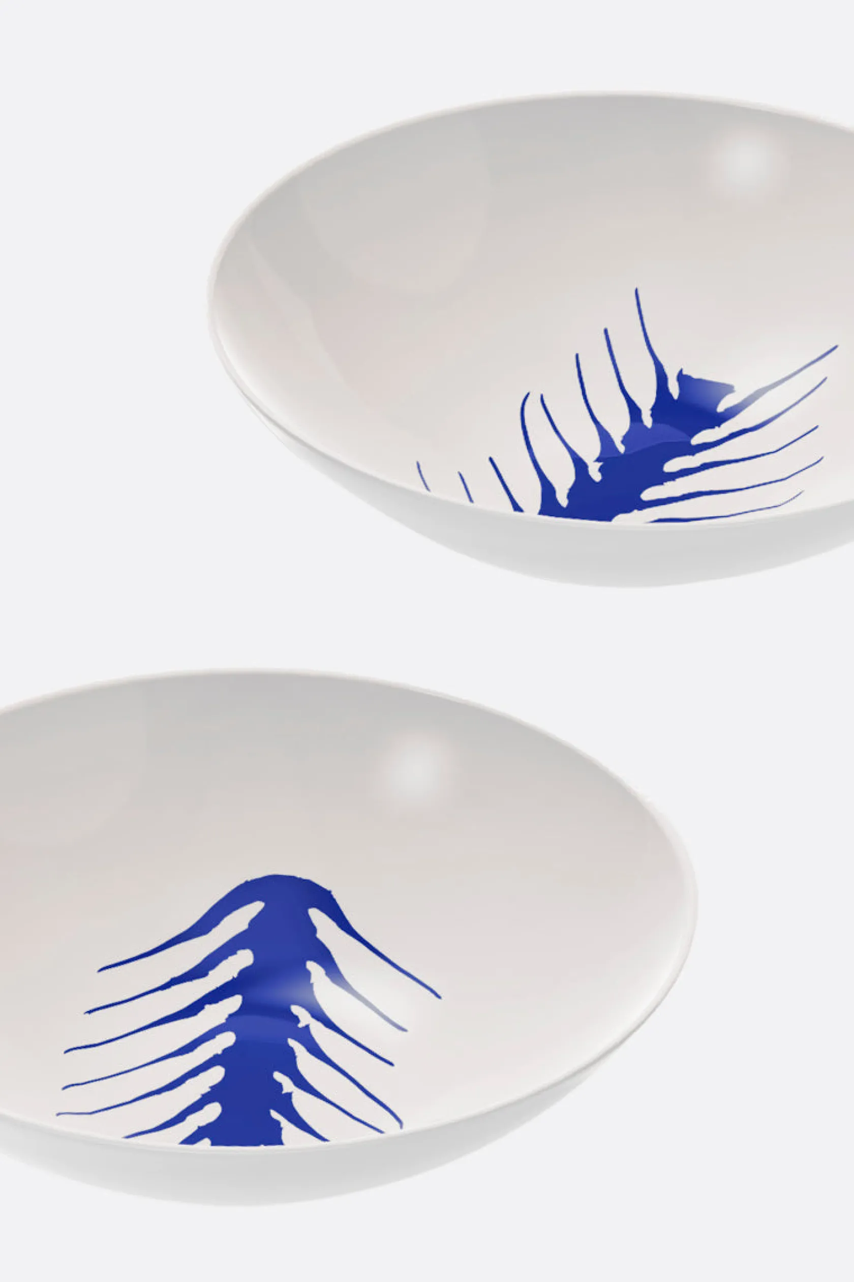 Lifestyle>CASSINA Le Monde de Charlotte Perriand: set due piatti fondi Arête in porcellana Bianco