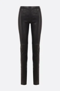 Pantaloni>ANN DEMEULEMEESTER legging Signe in nappa stretch Nero