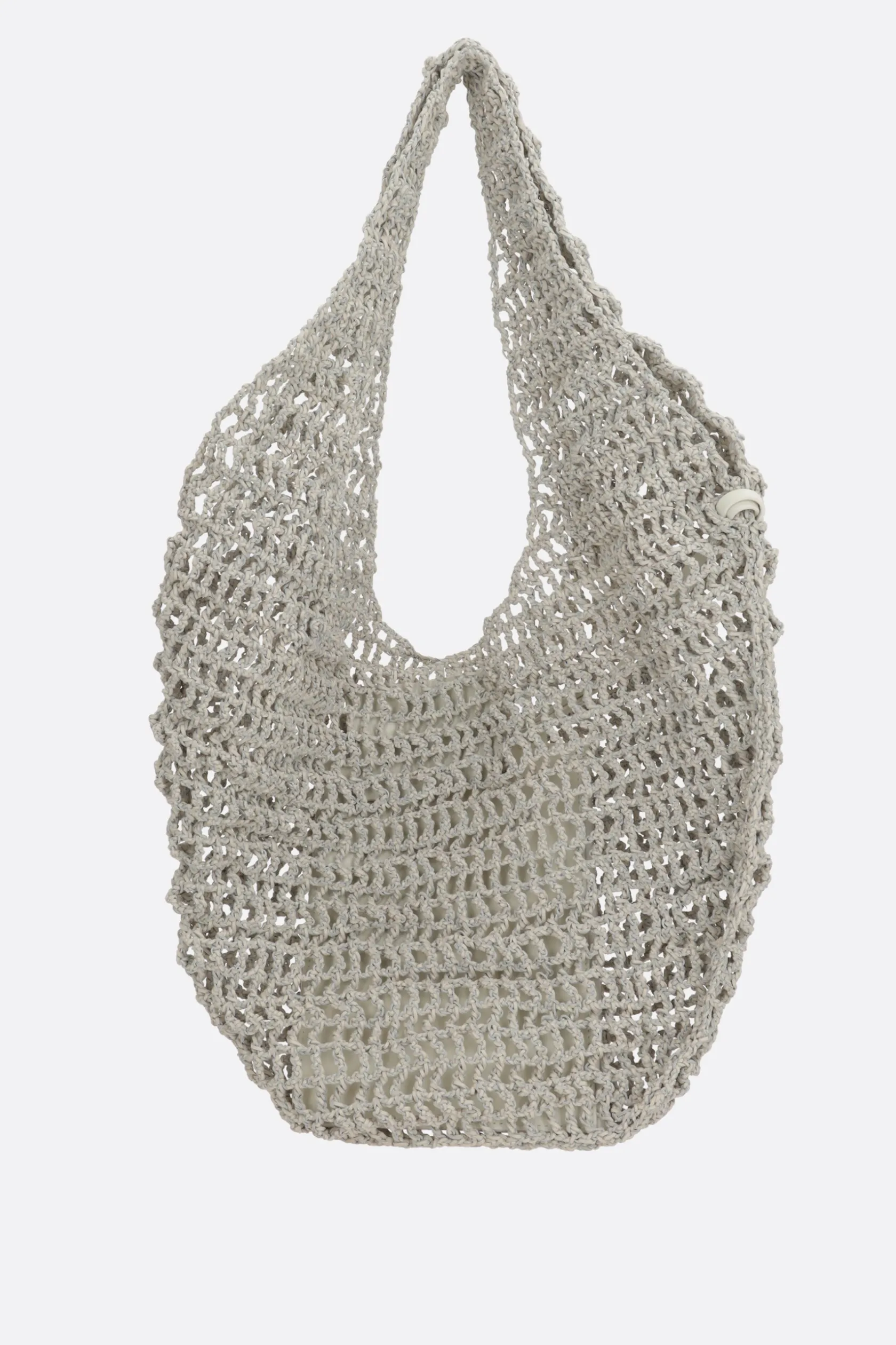 Borse A Mano>MAEDEN Market Net in pelle crochet Neutro