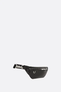 Marsupi>RICK OWENS marsupio Geo in pelle martellata Nero