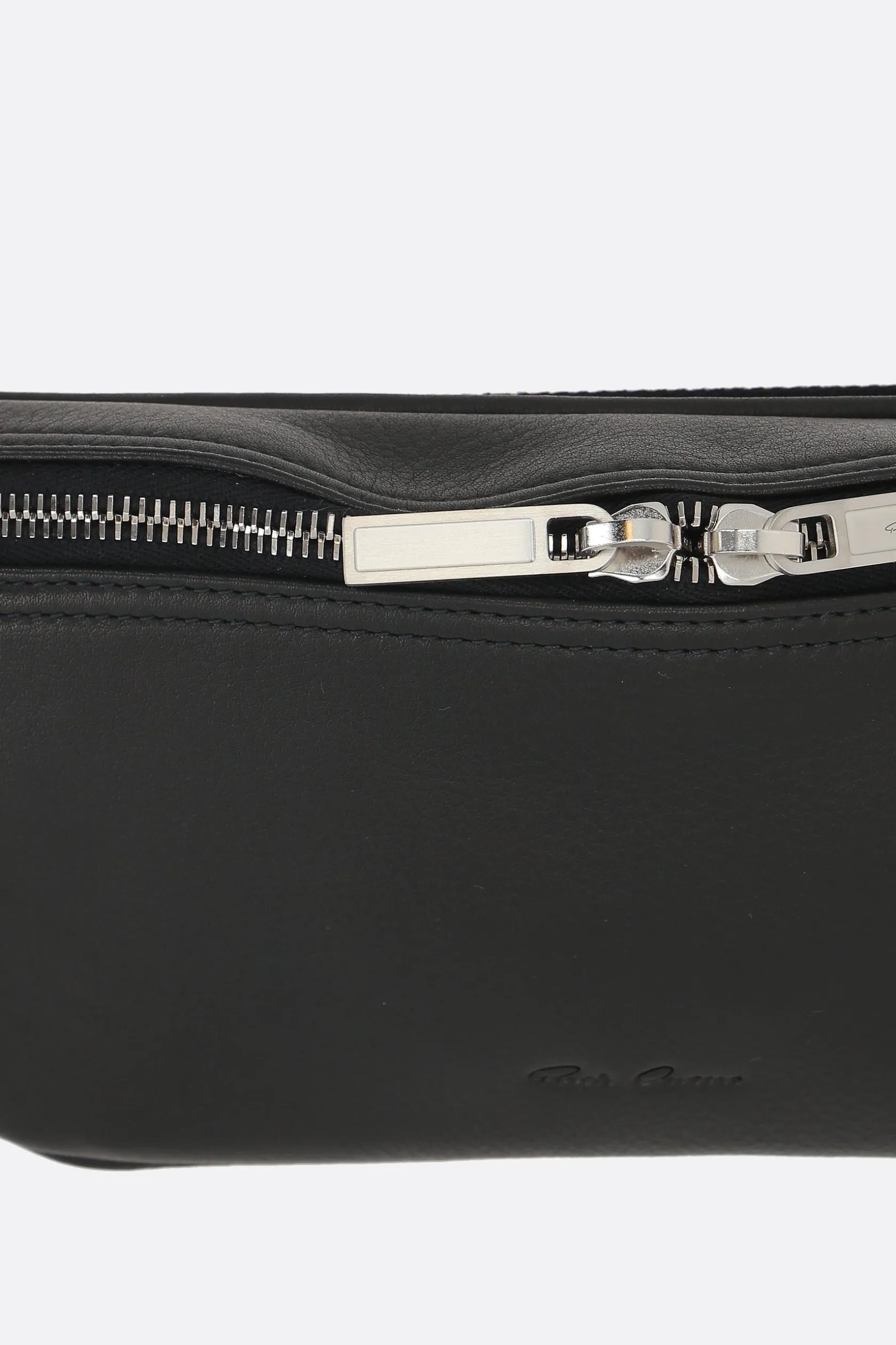 Marsupi>RICK OWENS marsupio Geo in pelle martellata Nero