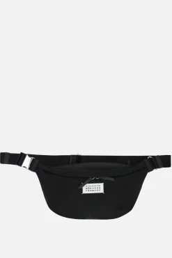 Marsupi>MAISON MARGIELA marsupio in nylon patch logo numerico Nero