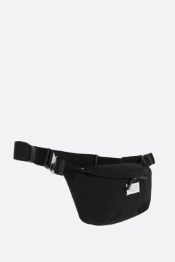 Marsupi>MAISON MARGIELA marsupio in nylon patch logo numerico Nero
