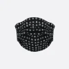 Lifestyle>10 CORSO COMO mascherina in tessuto stampa cerchi signature Nero