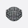 Lifestyle>10 CORSO COMO mascherina in tessuto stampa cerchi signature Nero