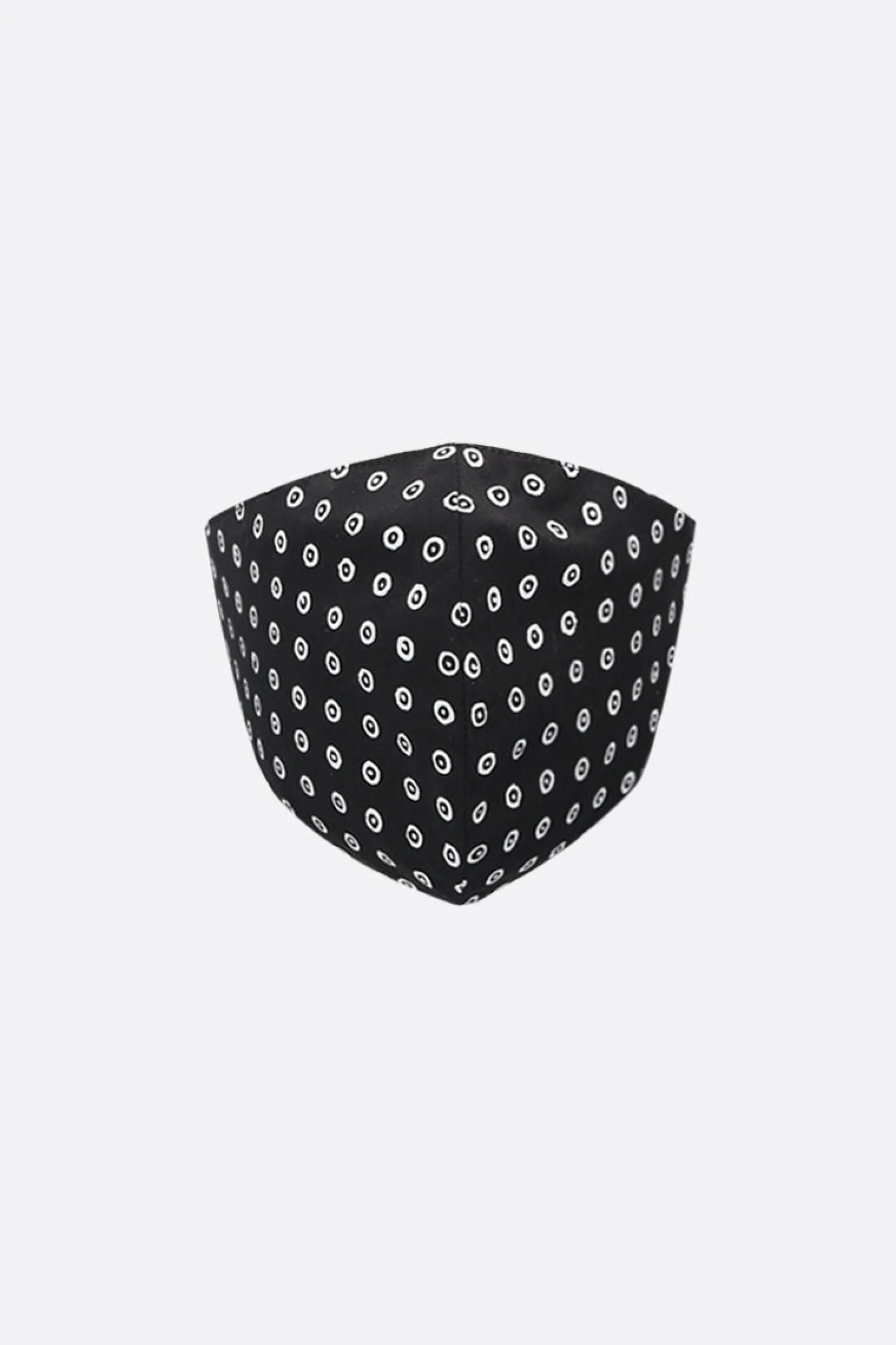 Lifestyle>10 CORSO COMO mascherina in tessuto stampa cerchi signature Nero