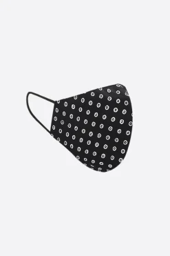 Lifestyle>10 CORSO COMO mascherina in tessuto stampa cerchi signature Nero