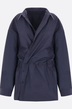 Abiti>BALENCIAGA miniabito chemisier in popeline Blu