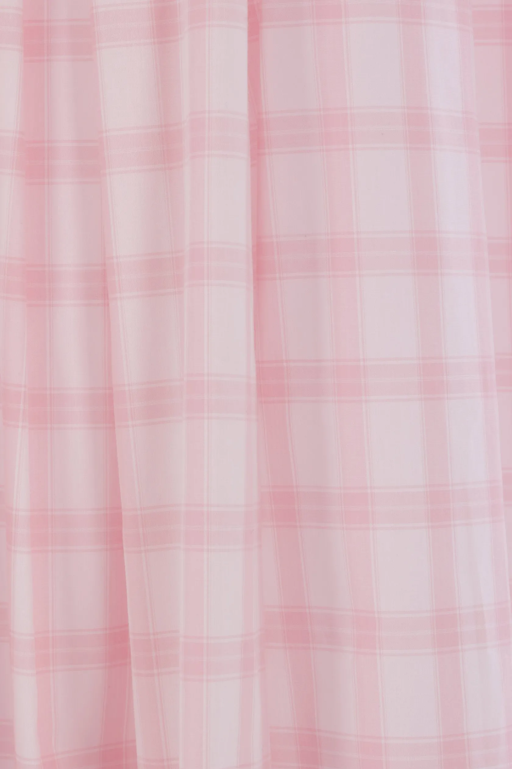 Abiti>LOEWE miniabito in cotone a quadri Rosa