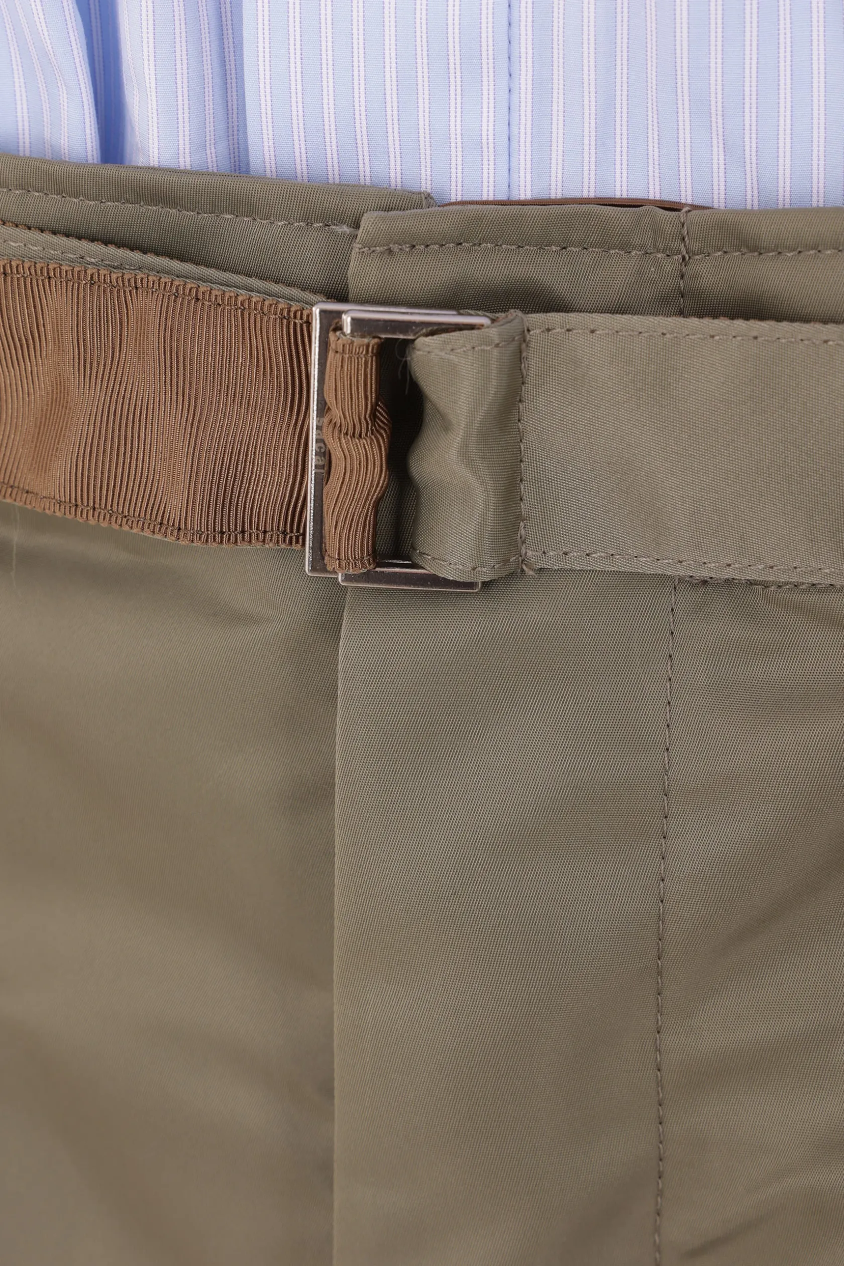 Abiti>SACAI miniabito in popeline e nylon Multicolor