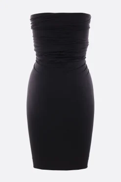 Abiti>RICK OWENS miniabito Prong in jersey stretch Nero