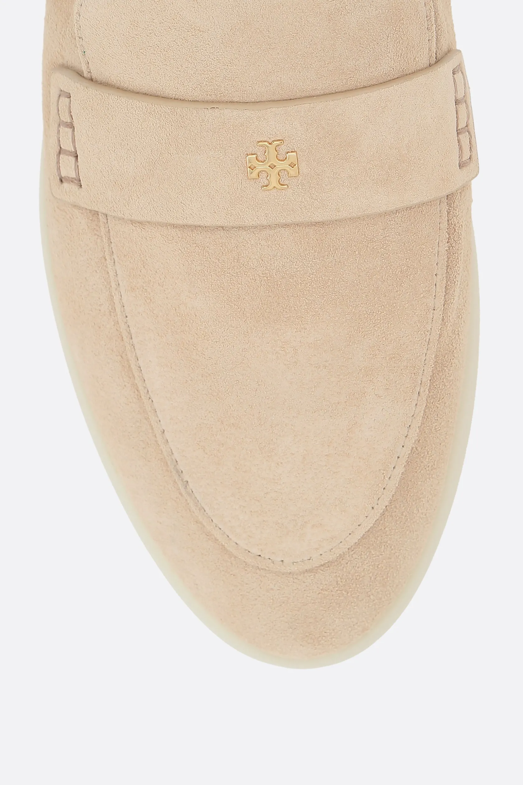 Scarpe Basse>TORY BURCH mocassino Ballet Sport in suede Neutro