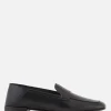 Scarpe Basse>GIORGIO ARMANI - 10 CORSO COMO mocassino in pelle liscia Nero