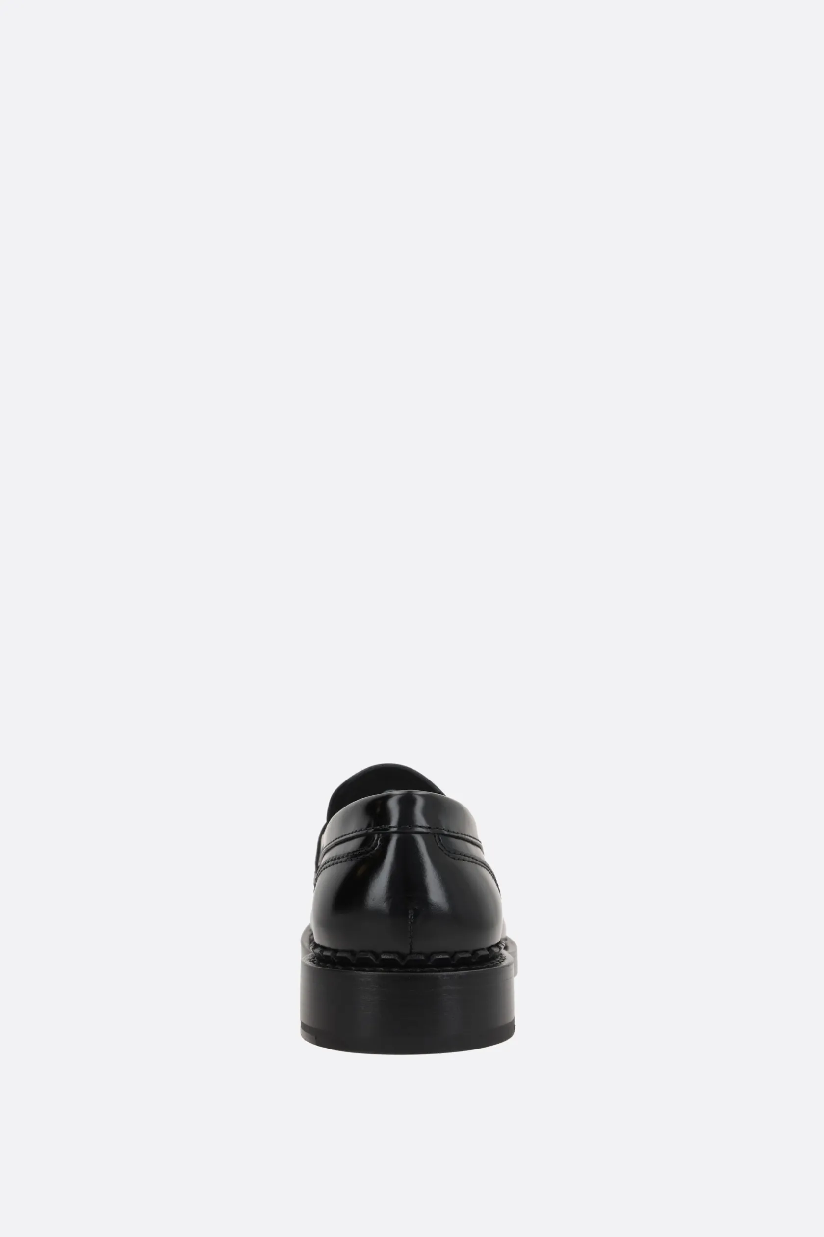 Mocassini E Slippers>SANTONI X 10 CORSO COMO mocassino in pelle lucida Nero