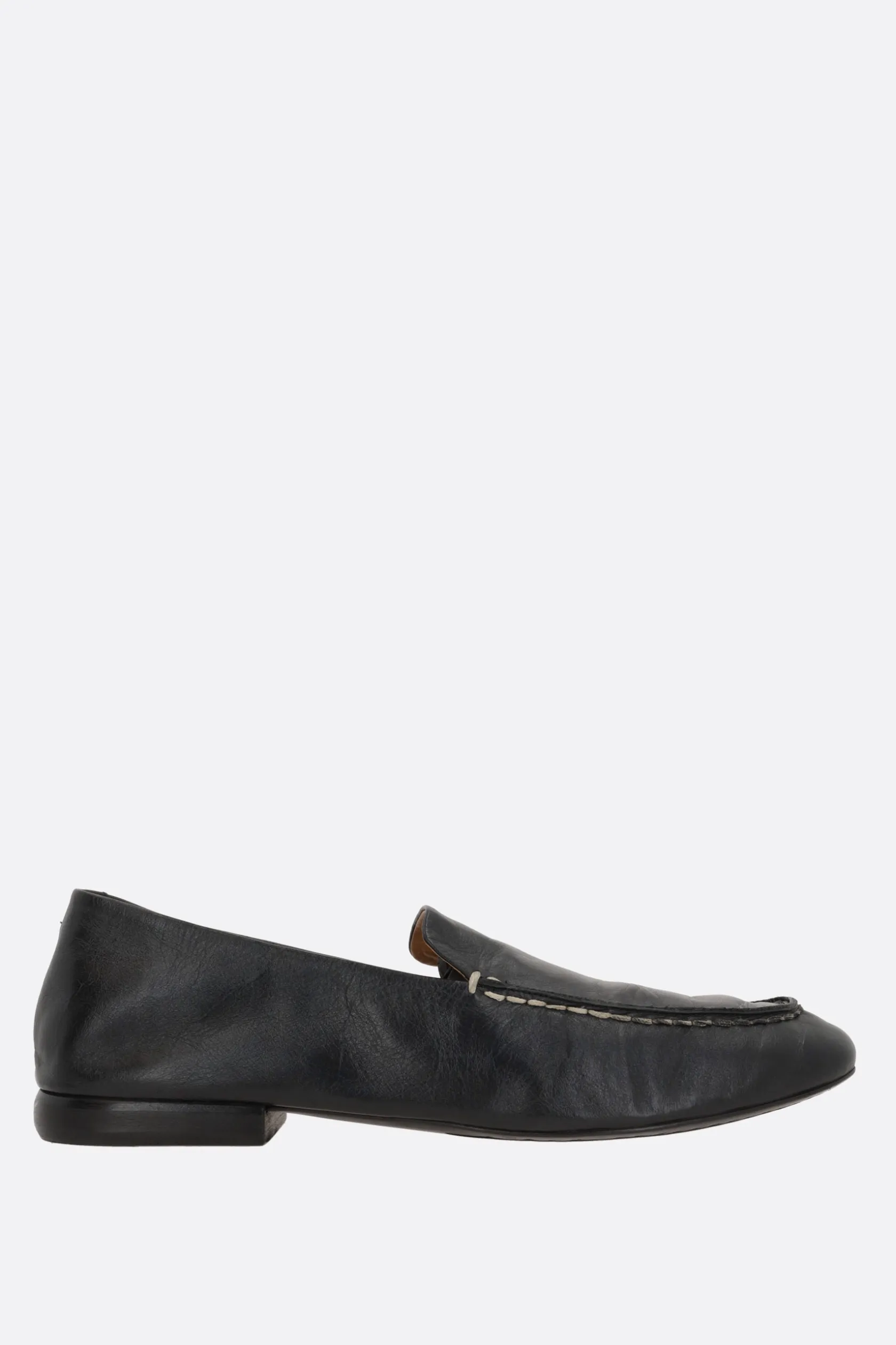 Mocassini E Slippers>MARSELL mocassino Mandolo in pelle lucida Nero