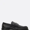 Mocassini E Slippers>JIL SANDER mocassino Nikki in nappa Nero