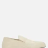 Scarpe Basse>JIL SANDER mocassino Tripon n pelle liscia Bianco
