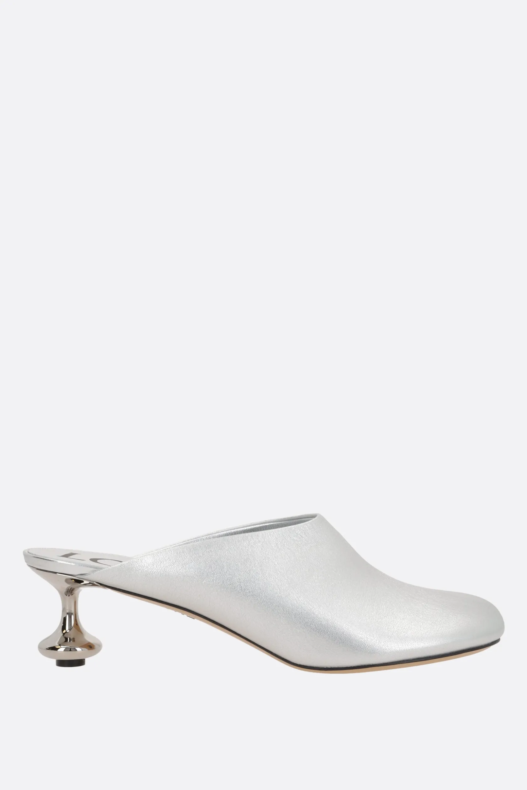 Décolletés E Slingbacks>LOEWE mule Toy in nappa laminata Argento