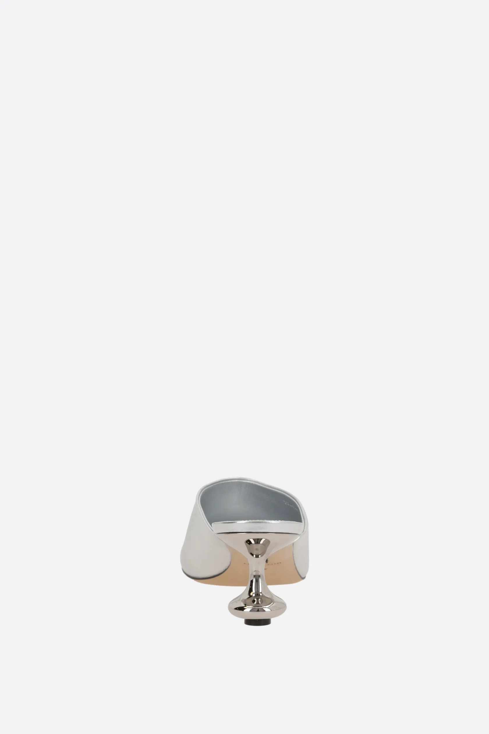 Décolletés E Slingbacks>LOEWE mule Toy in nappa laminata Argento