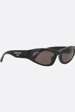 Accessori Da Indossare>BALENCIAGA occhiale da sole Logo Cat in acetato Nero