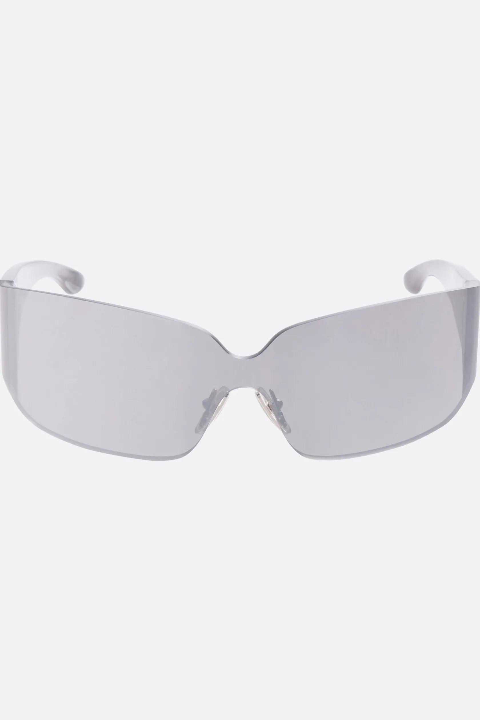 Accessori Da Indossare>BALENCIAGA occhiale da sole Mono Square in nylon iniettato Argento