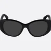 Accessori Da Indossare>BALENCIAGA occhiale da sole Nano Round in acetato Nero