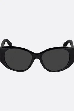 Accessori Da Indossare>BALENCIAGA occhiale da sole Nano Round in acetato Nero